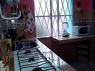 Cocina para preparar cenas ligeras