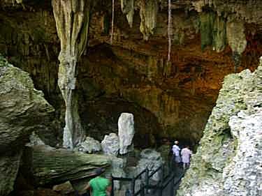 Bajando a la cueva