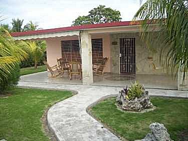 Una parte de la casa de Carlos y Nery