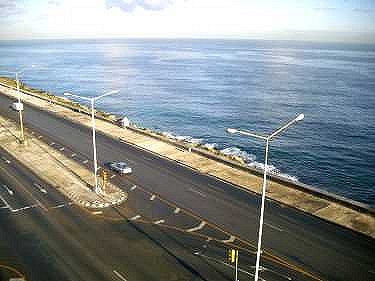 Vista del malecon de La Habana