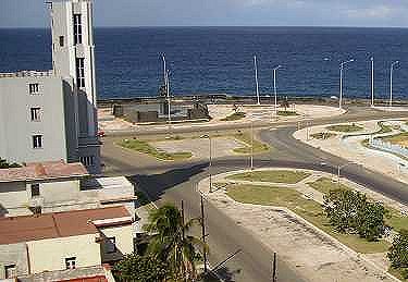 Vista hacia el mar