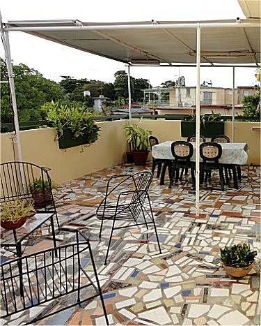 Terraza en planta superior