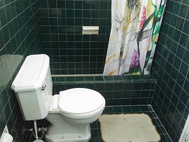 Baño de la Casa Maria (inodoro y ducha)