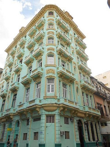 Vista desde el exterior del Apartamento de Tania en Centro Habana