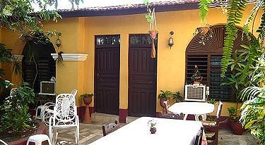 Entrada a las habitaciones