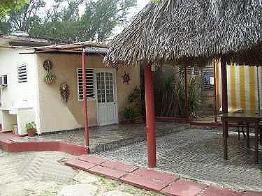 Parte de atras de la casa