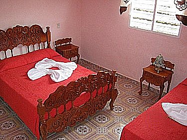 Entrada a las habitaciones