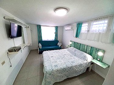 Habitacion dormitorio de la casa Marlyn en Varadero