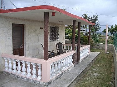 Porche de la casa de Nancy Ruiz
