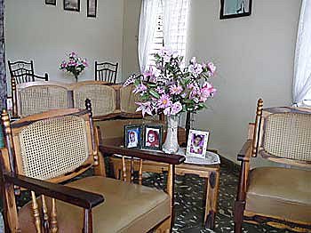 Sala de estar de la casa