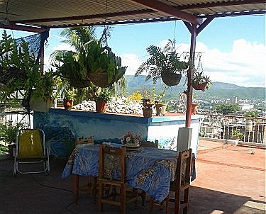 Terraza con magnificas vistas 