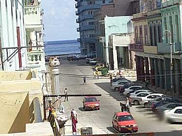 Vista al mar desde el balcon