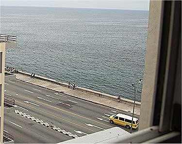 Vistas al mar (malecon) desde el apartamento 