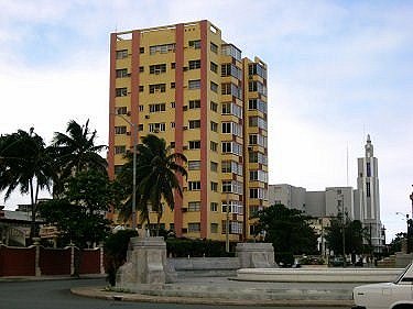 Edificio de la casa de Hilda en La Habana