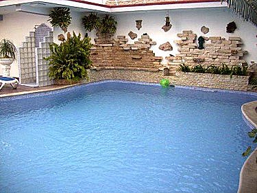 Piscina en la terraza